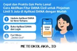 Cara mudah mendapatkan limit 5 fitur DANA Cicil melalui pembaruan aplikasi tahun 2026