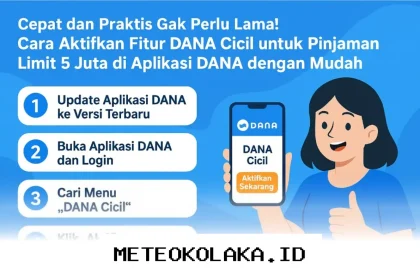 Cara mudah mendapatkan limit 5 fitur DANA Cicil melalui pembaruan aplikasi tahun 2026
