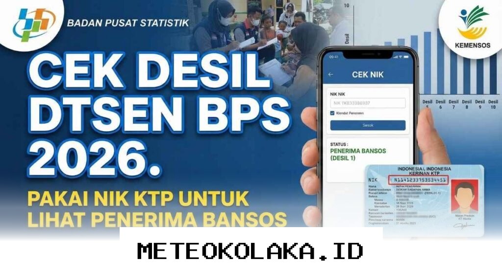 Cara Praktis Melihat Data Desil Bansos 2026 Melalui NIK Secara Online Tanpa Ribet Lagi