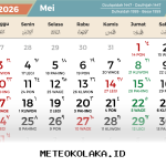 Daftar 3 Tanggal Merah Mei 2026 dan Rencana Liburan Panjang yang Bisa Segera Disusun
