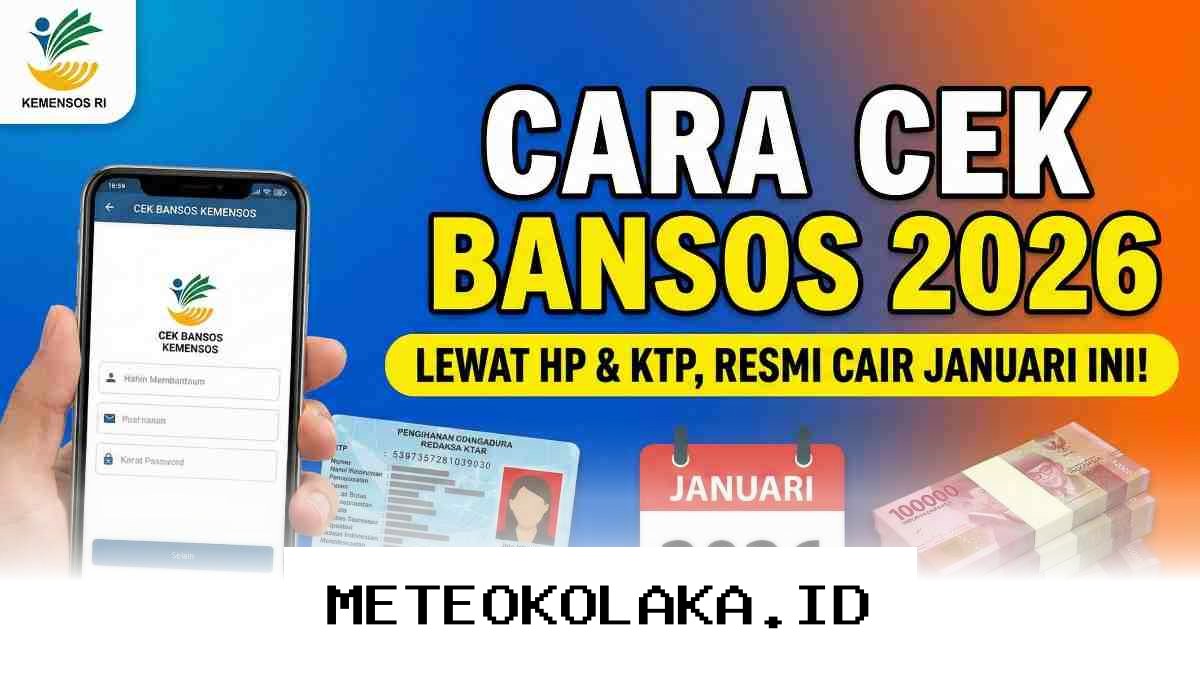 Daftar 4 Bantuan Sosial yang Cair Mei 2026 dan Cara Cek Penerima Lewat NIK KTP Resmi