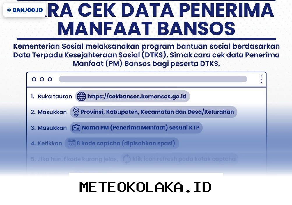 Panduan Lengkap Cara Cek Status Bansos Kemensos Tahun 2026 Pakai NIK dan Jadwal Cairnya
