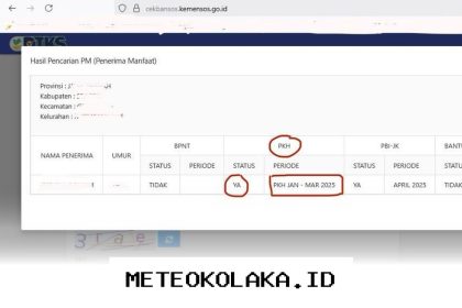 Panduan Praktis Melacak Status Bansos PKH Mei 2026 via HP Beserta Rincian Nominal Cair